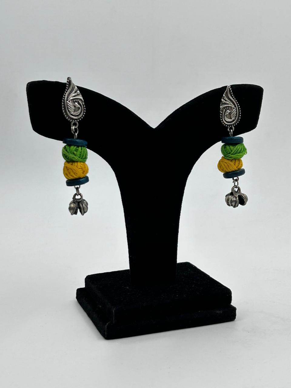 Vanya Green Wooden Beads Necklace Set