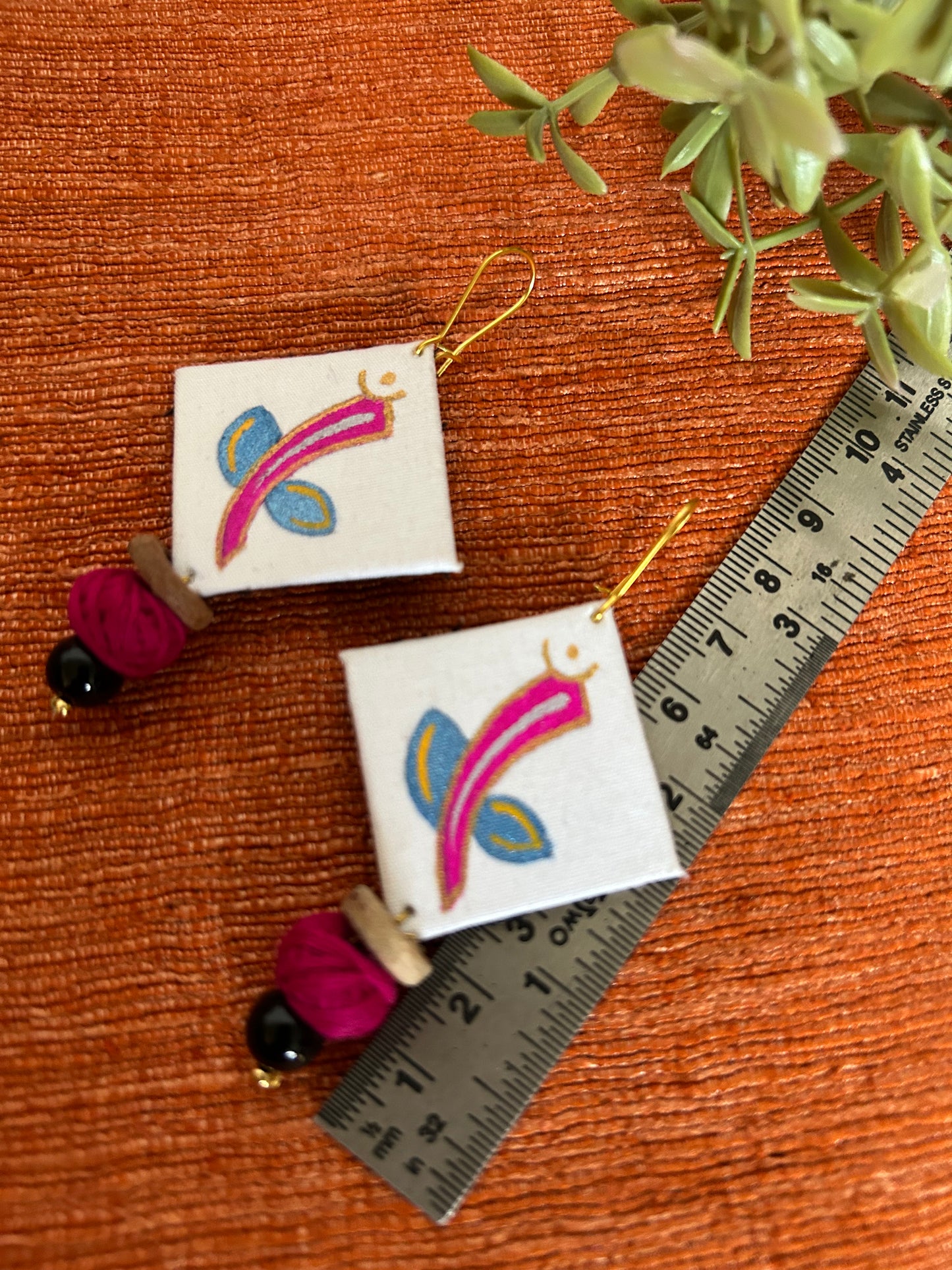 Ekisha Multi Fabric Earrings