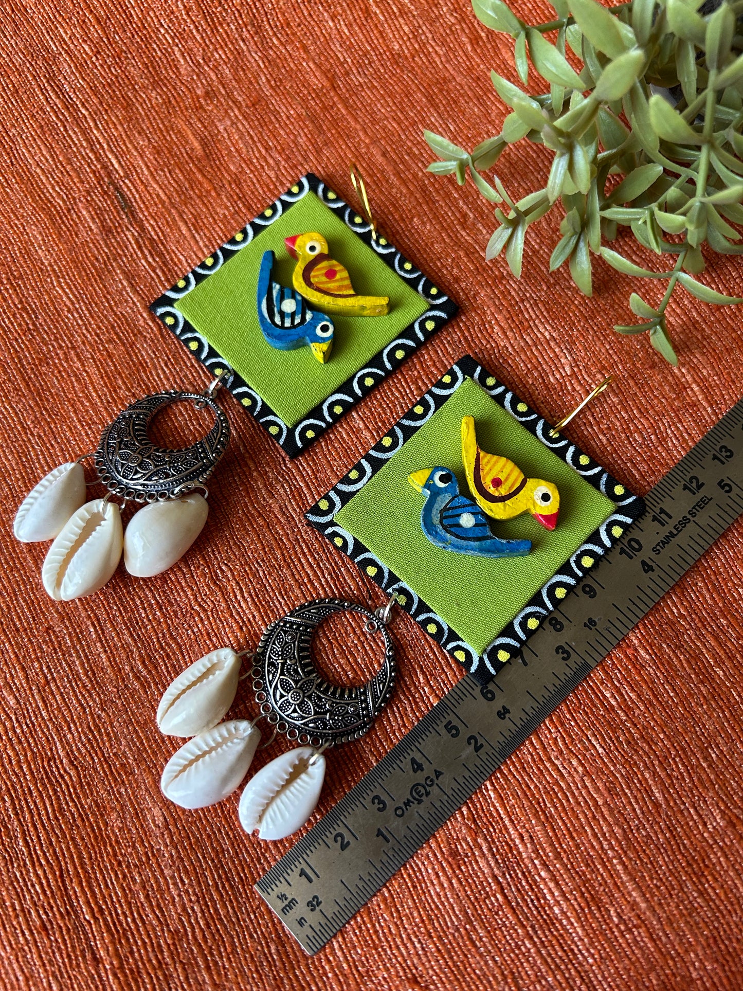 Neera Multi Fabric Earrings