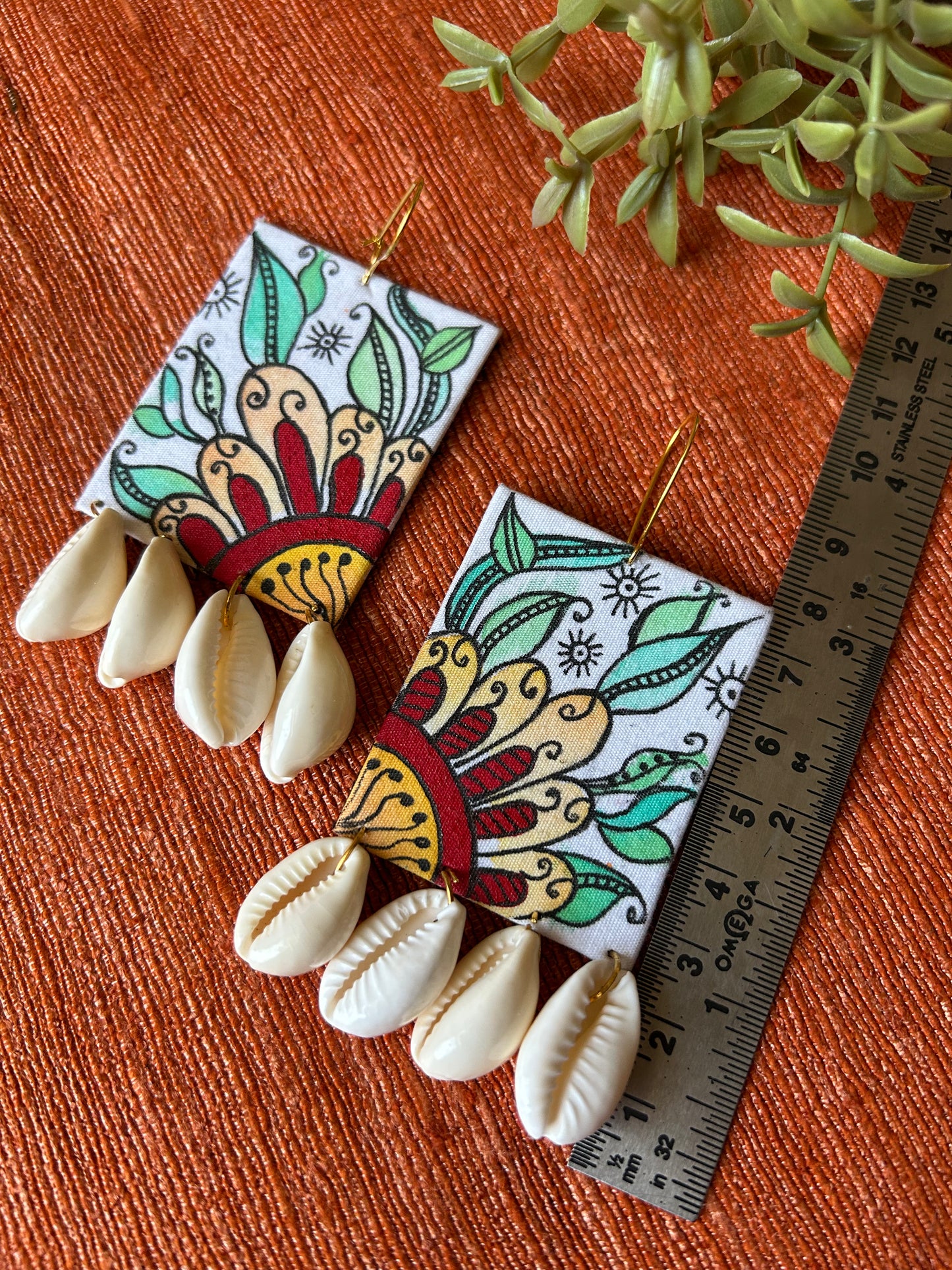 Chitra Multi Fabric Earrings