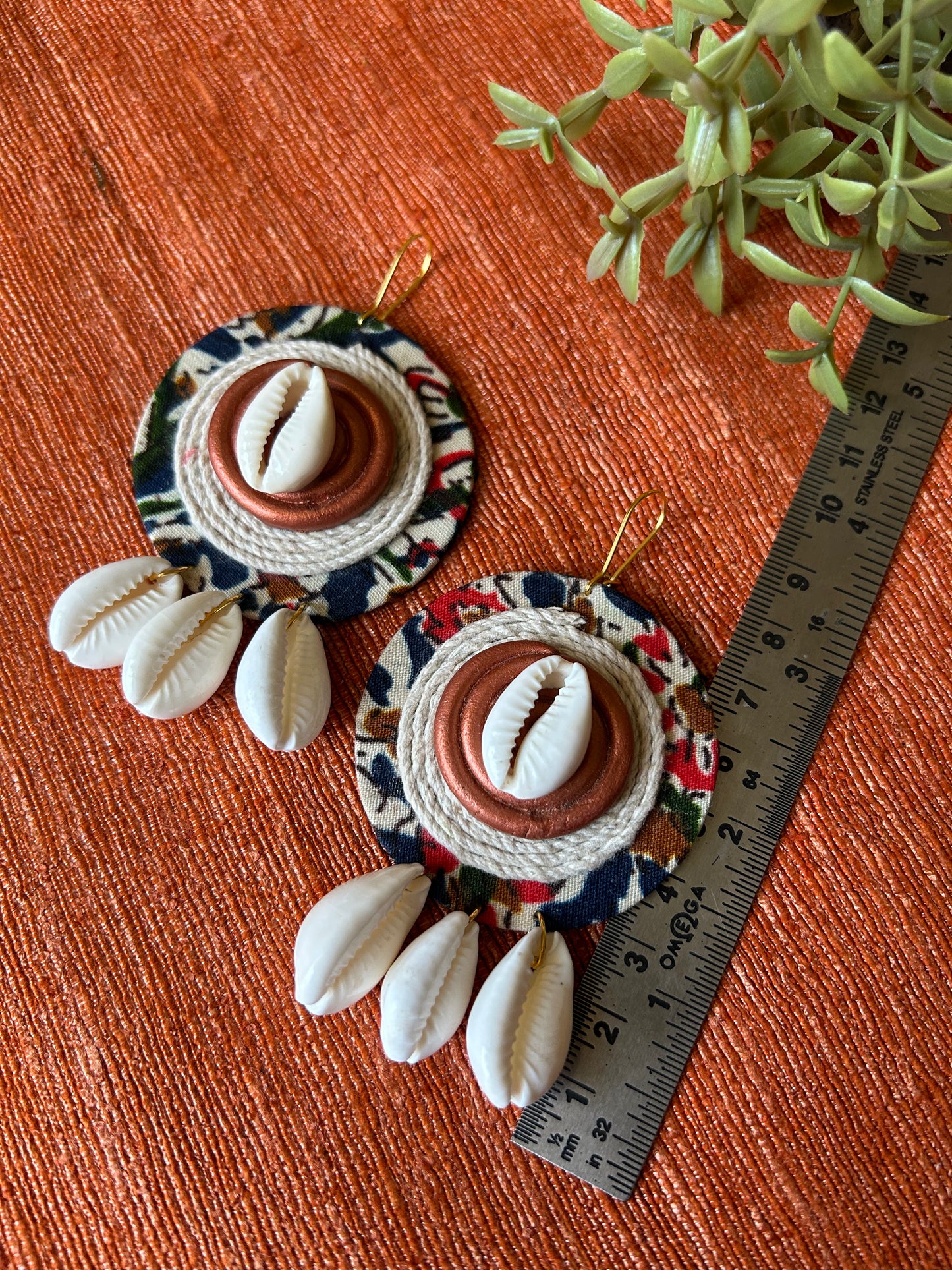 Dhara Multi Fabric Earrings