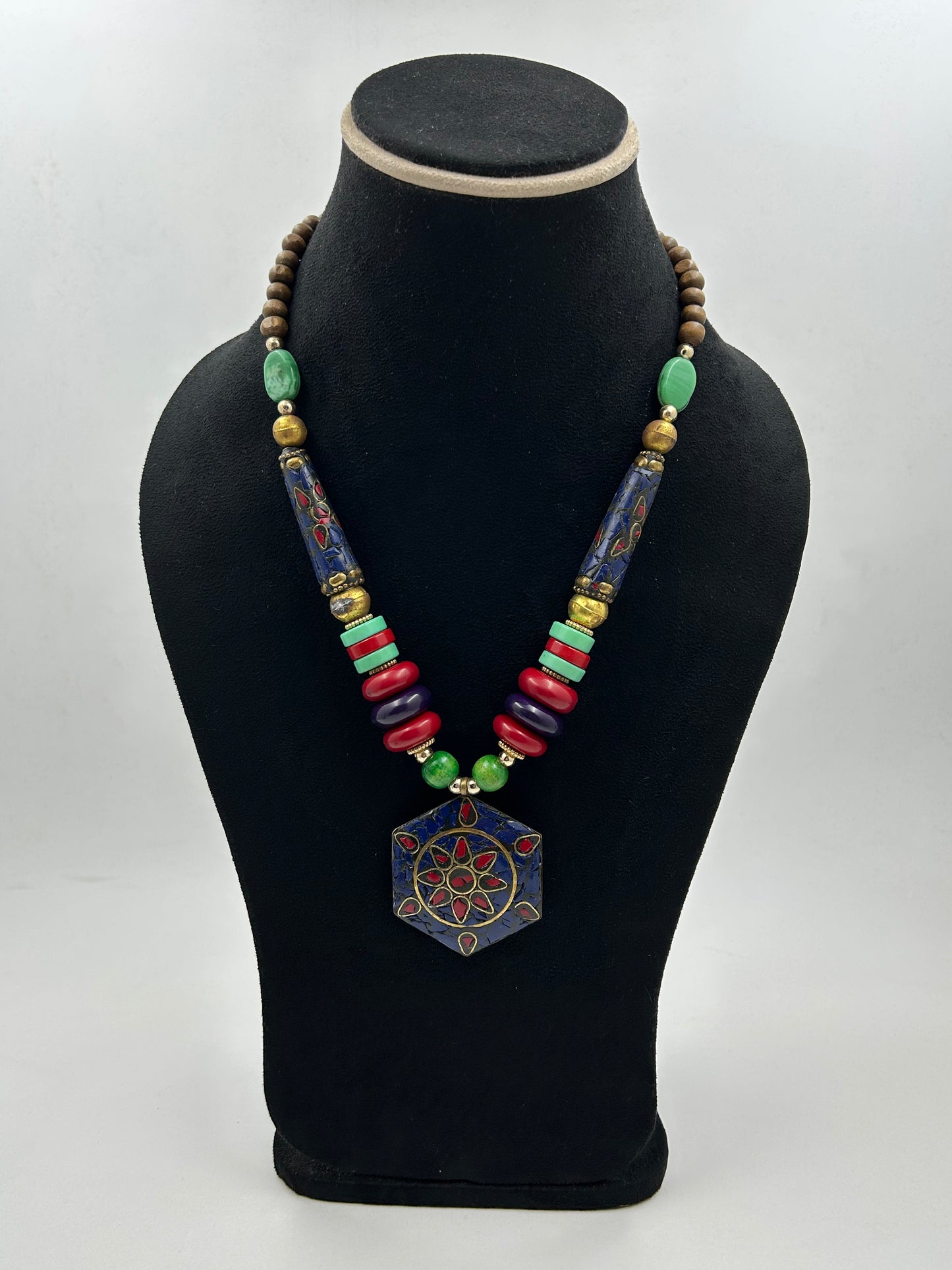 Riddhi Multicolor Tibetan Necklace