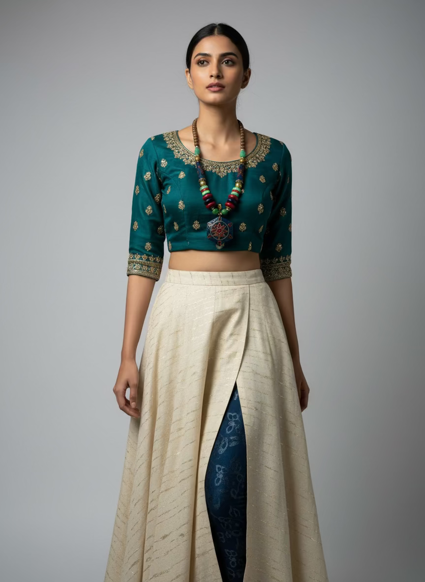 Riddhi Multicolor Tibetan Necklace