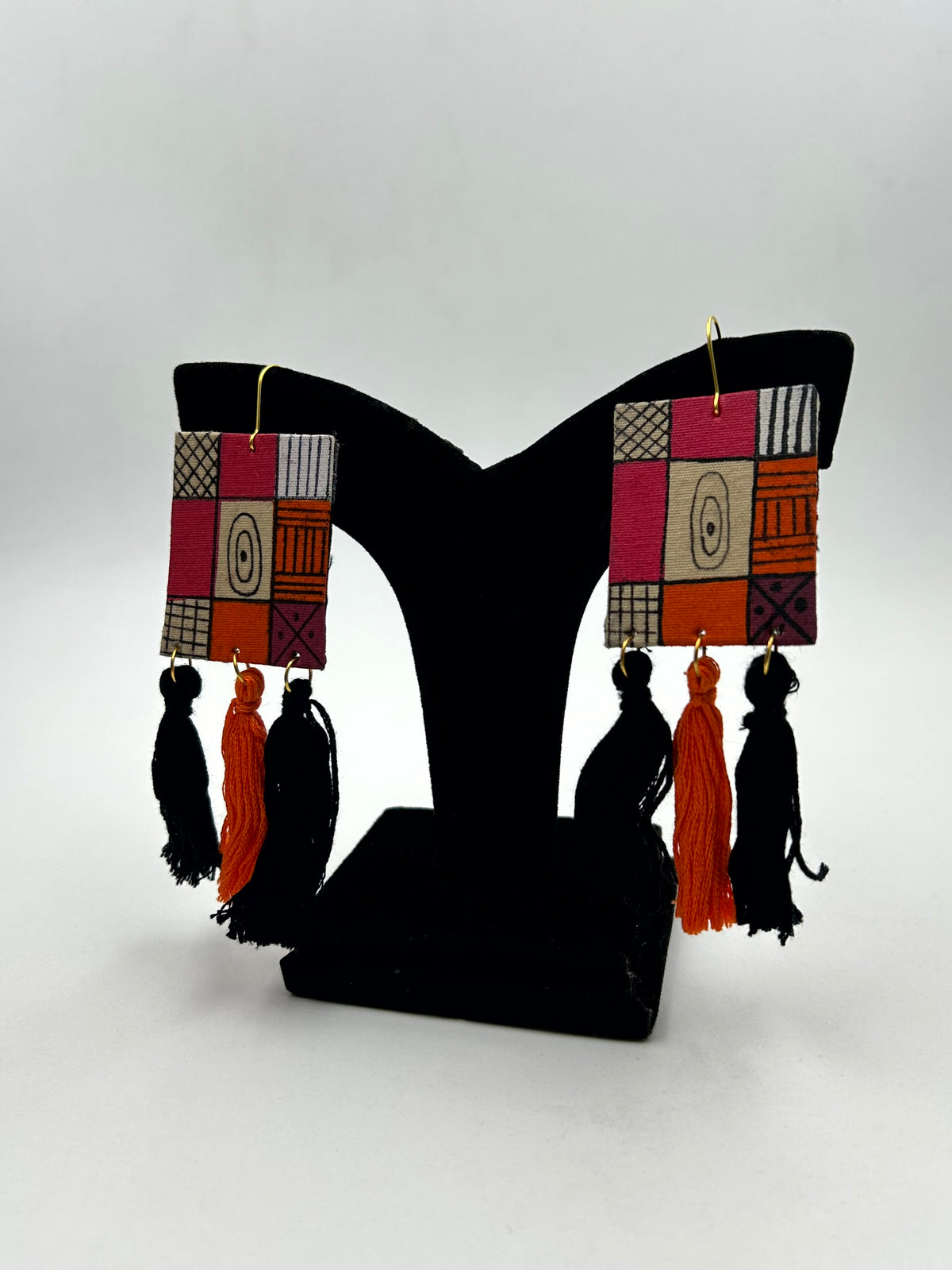 Tulika Multicolor Fabric Necklace Set