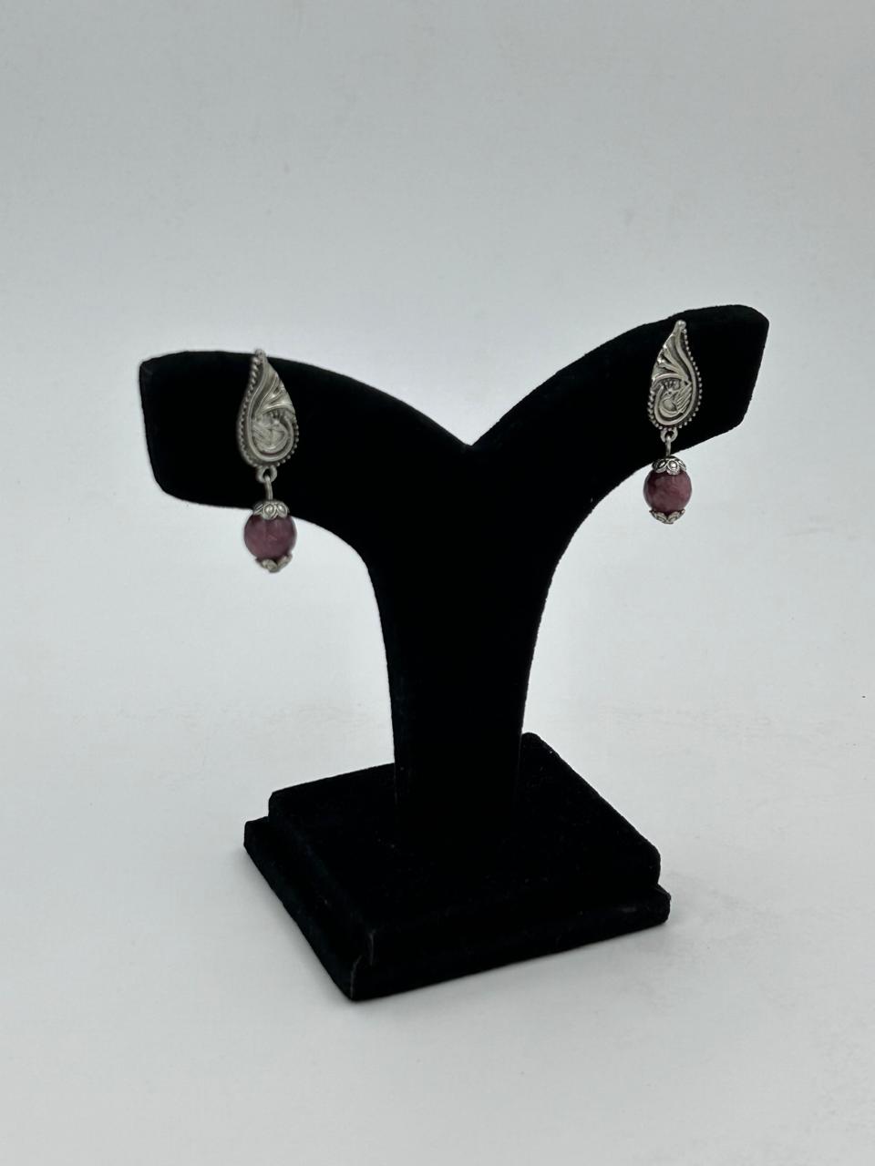 Primrose Pink Agate Necklace Set