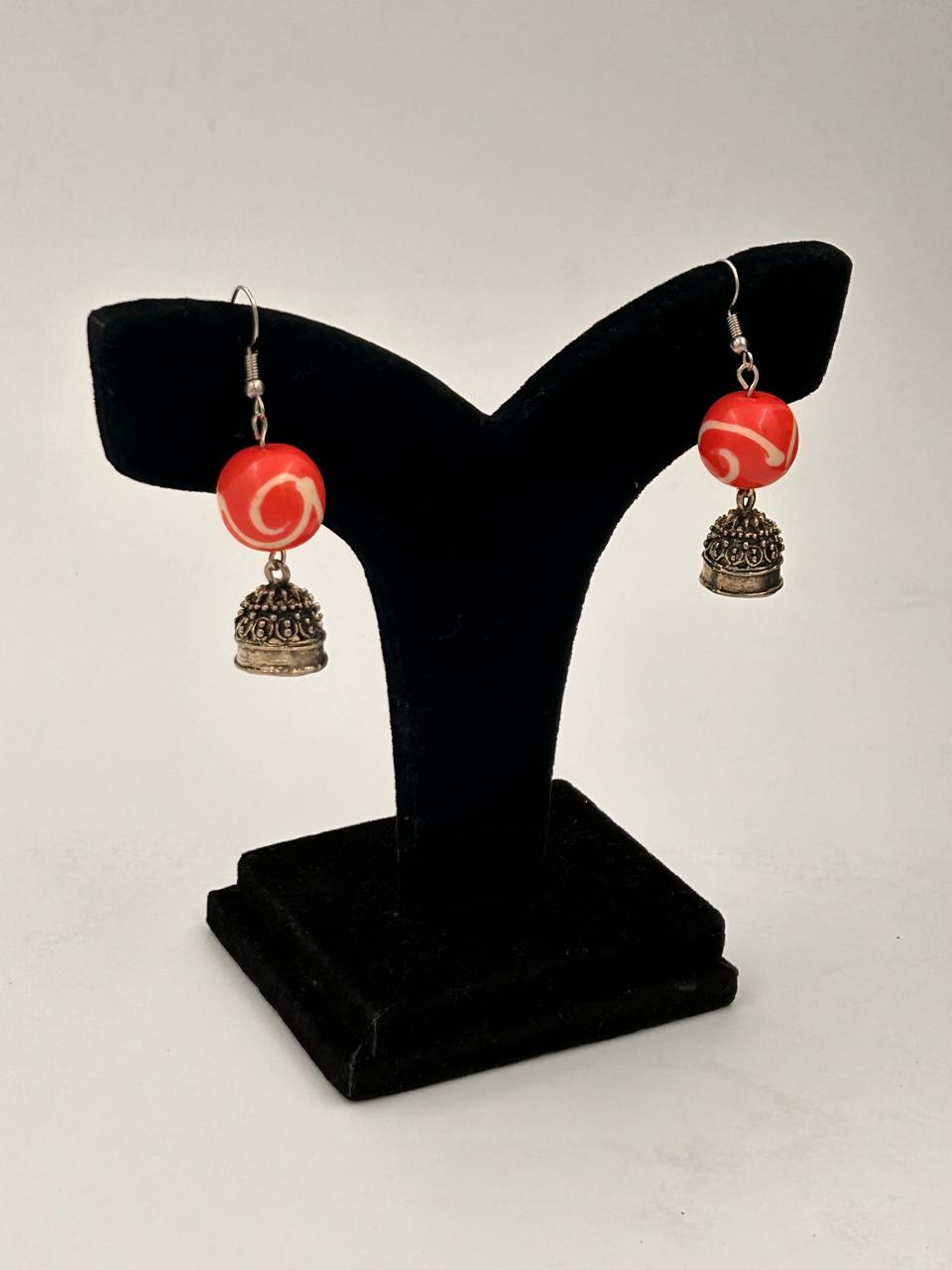 Kesari Orange Hasli Necklace Set