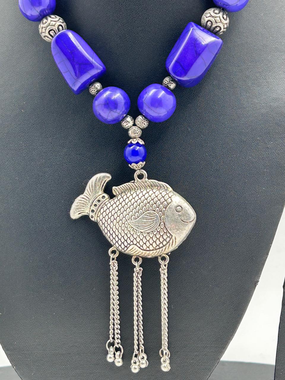 Neela Violet Tribal Necklace Set