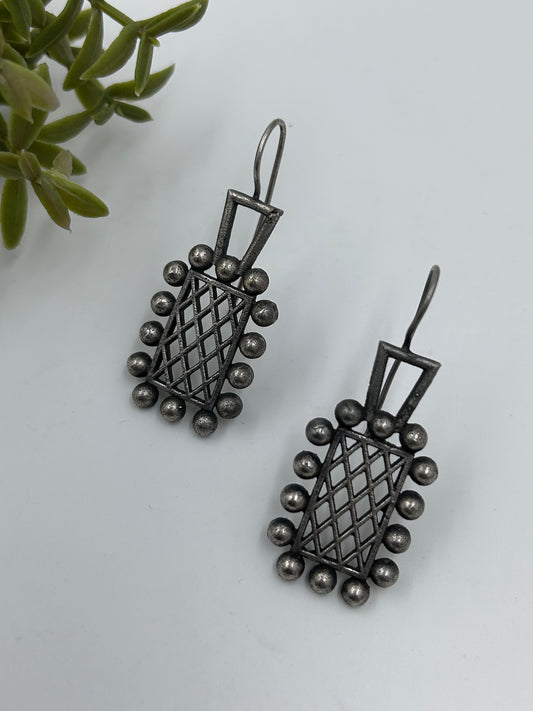 Ruchi Silver Buggati Earrings