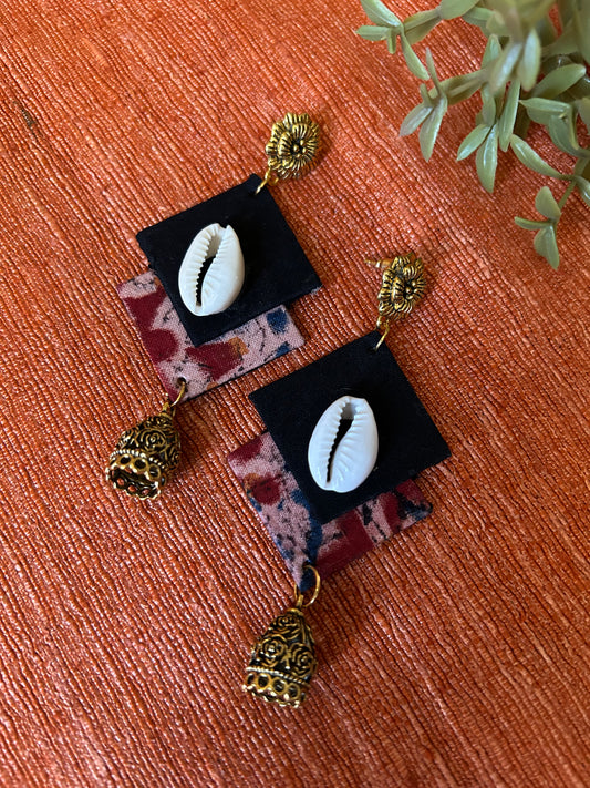 Dhriti Multi Fabric Earrings