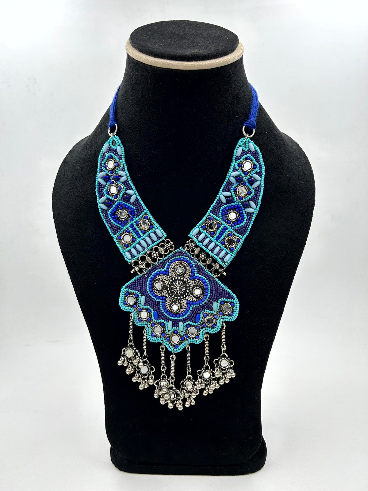 Vritika Blue Boho Necklace