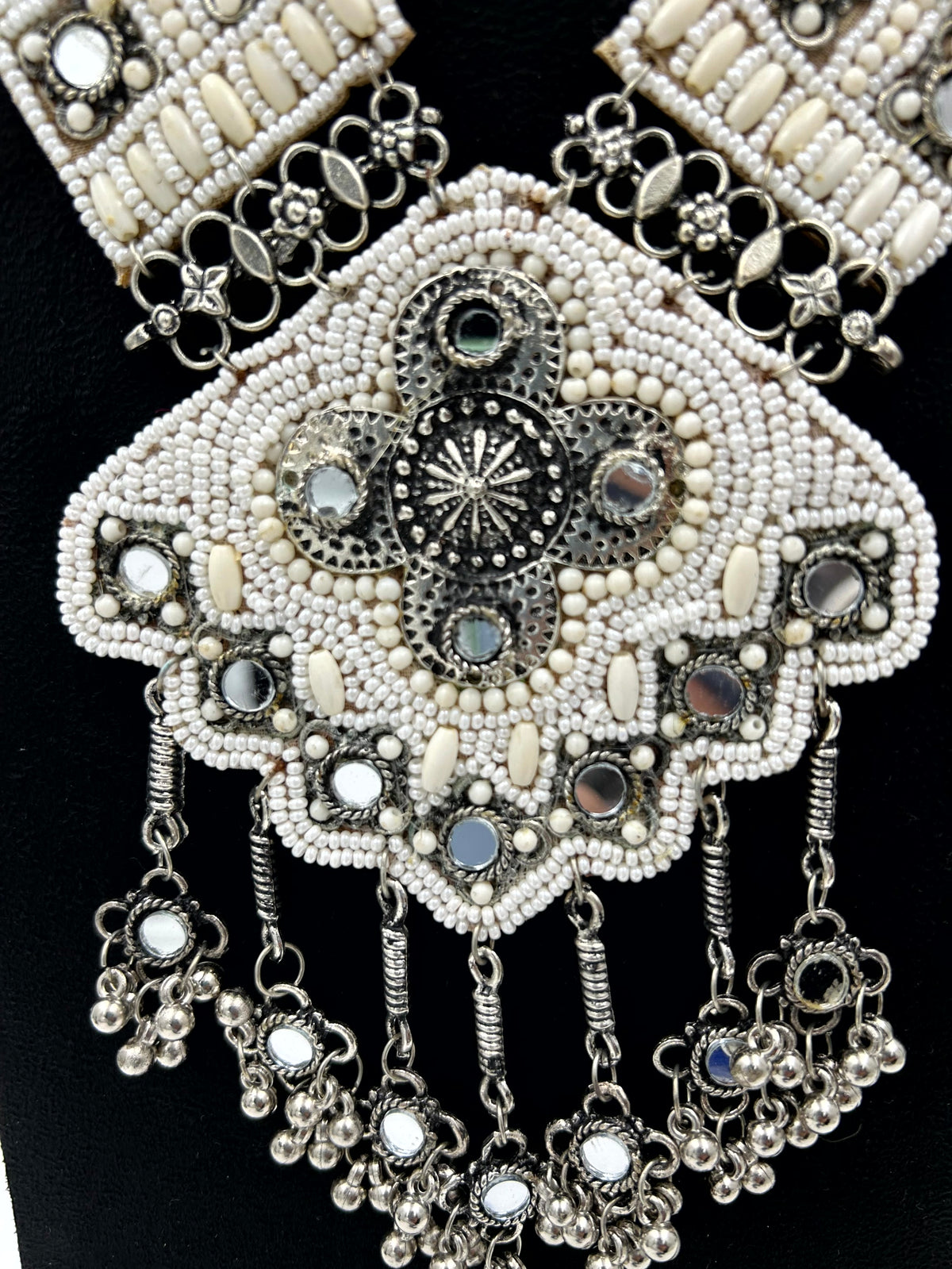 Vritika Off White Boho Necklace