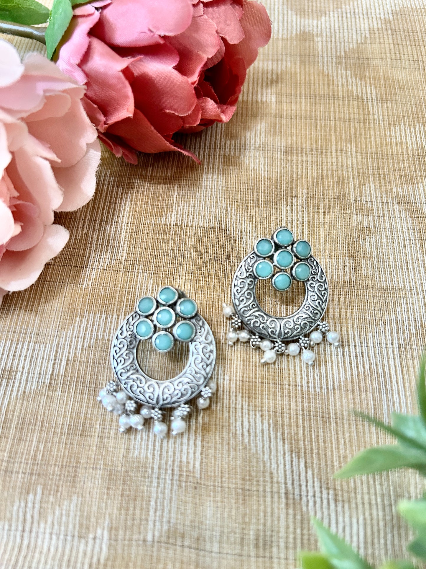 Aanya Mint Green Earrings