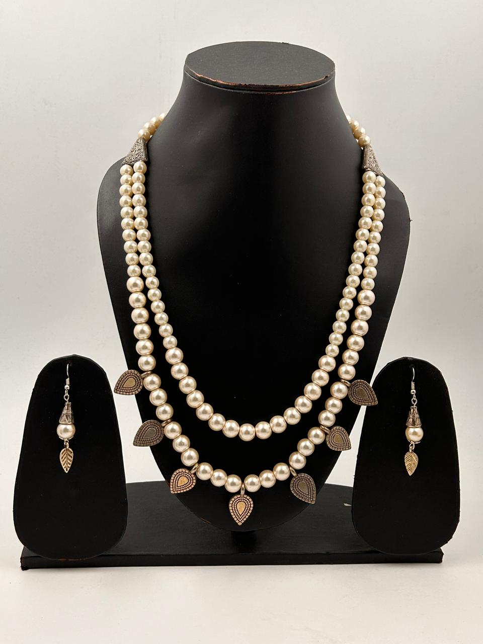 Mukta Pearl Layered Necklace Set