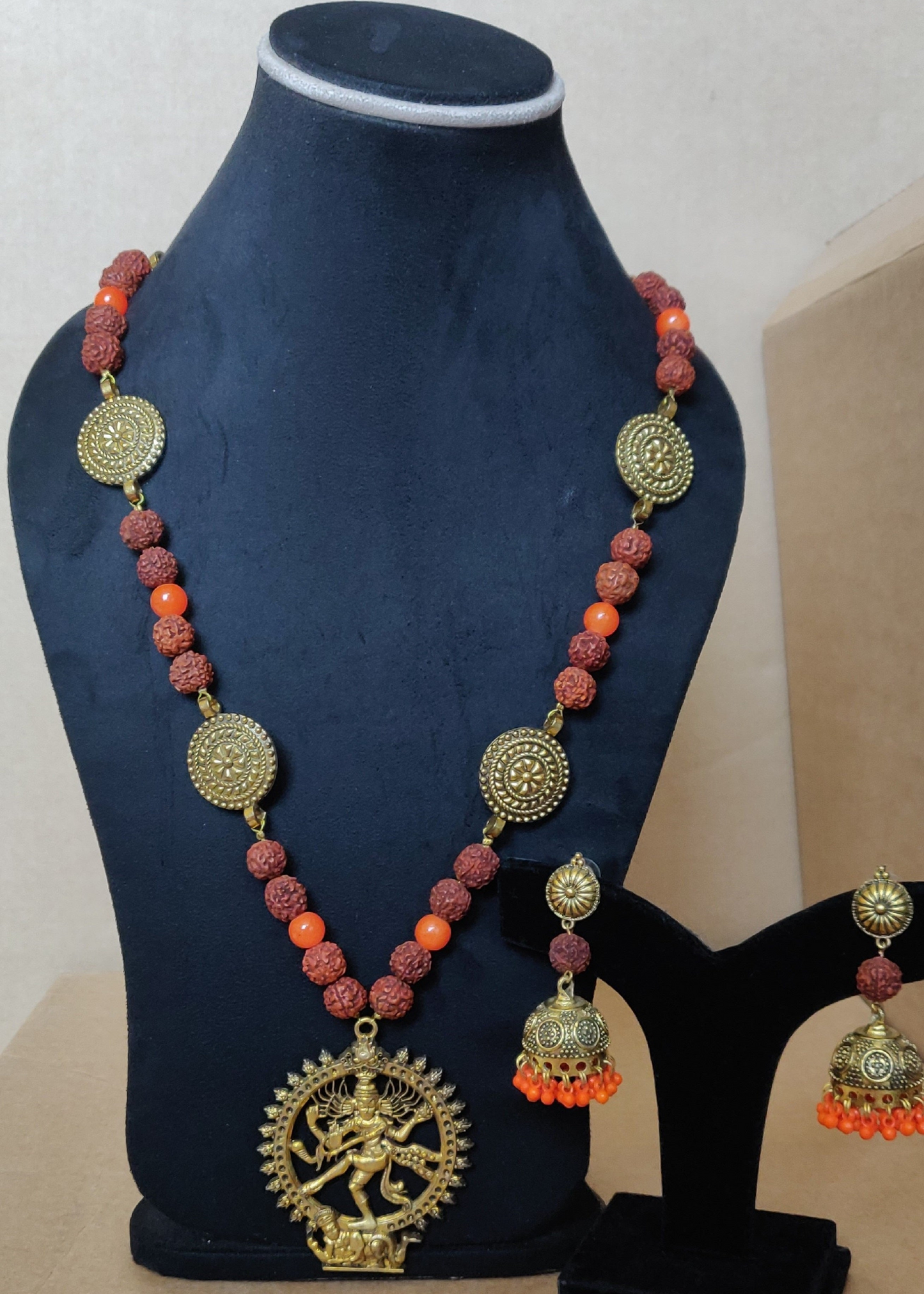 Nritya Nataraj Rudraksh Necklace Set